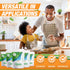 Multi-Pack-3: 1X, 2X, 4X 795; Pack 3, 1-LB/Ea Allulose Stevia Blend All Purpose Sweetener and RSS (Relative Sugar
