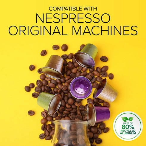 120 Pack Pack) Organic USDA Bestpresso Coffee Aluminum Espresso Pods For Nespresso Original Machine (Variety