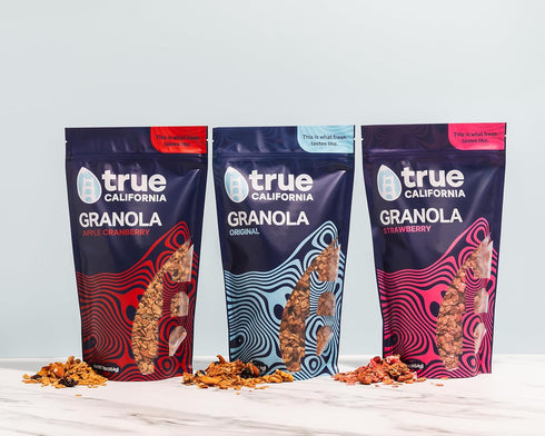 (1 LB) True California Original Granola Gluten Free, Non-GMO, Clean-Label Ingredients Plant-Based, Vegan - Made