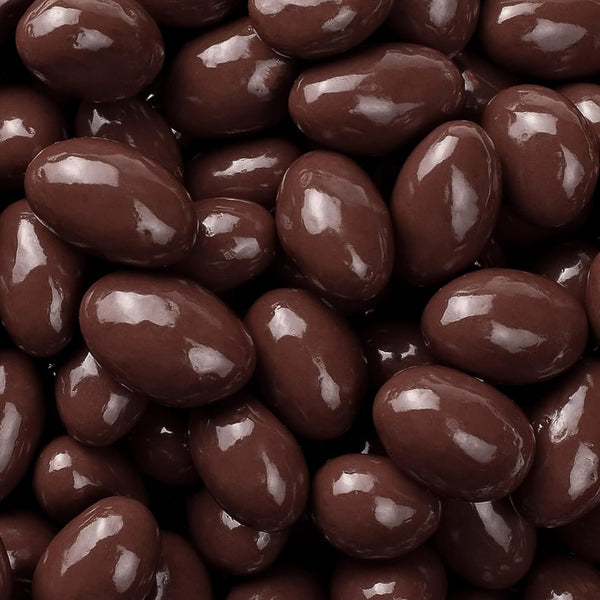 Dark Chocolate Almonds - 2 Pound Bulk Pack - Whole Dry Roasted