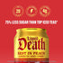 12 Oz (Pack 12) Liquid Death Iced Tea - Rest In Peach (Peach-Flavored Black Tea), Less Sugar*, Boost of Caffeine, B