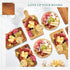 3 Sets Set Maxcheck Baby Shower Bridal Game Prizes for Winners Round Cheese Board Wood Mini Charcuterie Board
