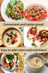 (5oz, 6packs) Eat More BeansOrganic Fully Cooked Super Bean Mix, steamed bean, healthy salad toppings, plant-based