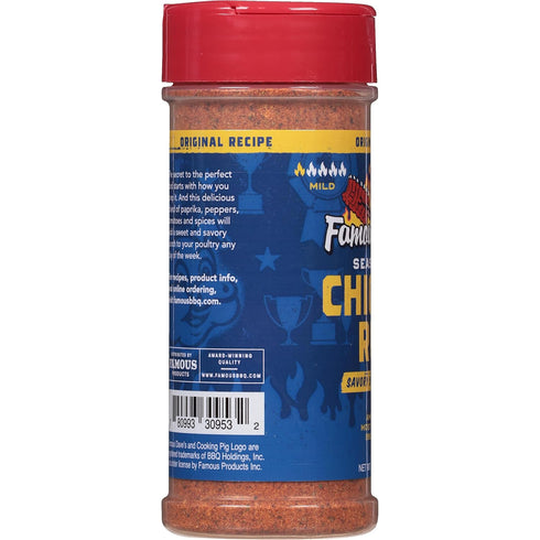 3 (15.75 oz.) Famous Dave's - pck, Chicken Rub Seasoning