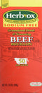 Herb-ox Hormel Herb Ox Beef Bouillon Sodium Free 50 Packets