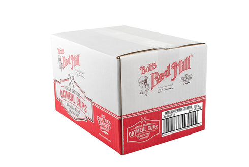 2.36 (Pack 12) Bob's Red Mill GF Oatmeal Cup, Apple & Cinnamon, Ounce Cup of - Non-GMO, Whole Grain, Kosher