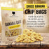 Natural Cravings Pack 100% 4 oz. 12 Pack) Healthy Banana Chips Dried Slices - Family Bags of Dried Banana Chips