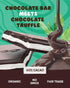 Packaging (1-Pack Alter Eco Mint Creme Truffle Thins, Chocolate Bar with Gooey Ganache Truffle Filling, Gluten-Free