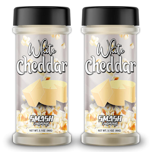 White Cheddar Cheese Powder Premium Cheesy Popcorn Seasoning 2 Pack Gourmet Sprinkle