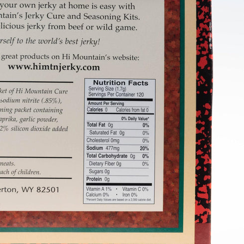 Hi Mountain Jerky Cure & Seasoning Kit, Pepperoni Blend