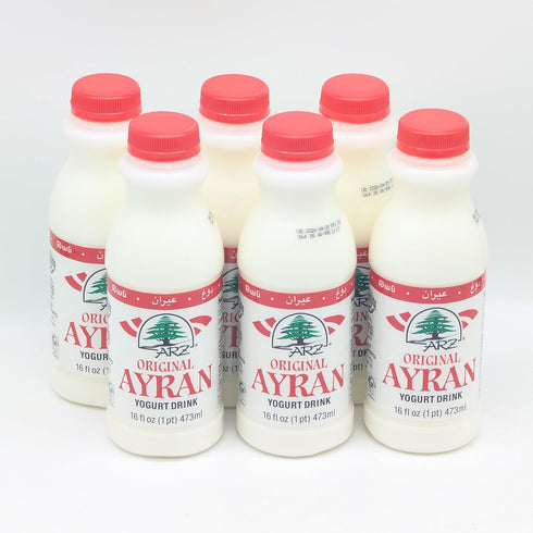 Raykush Art ARZ Original Ayran Yogurt Drink, 16 fl oz, 6 Pack