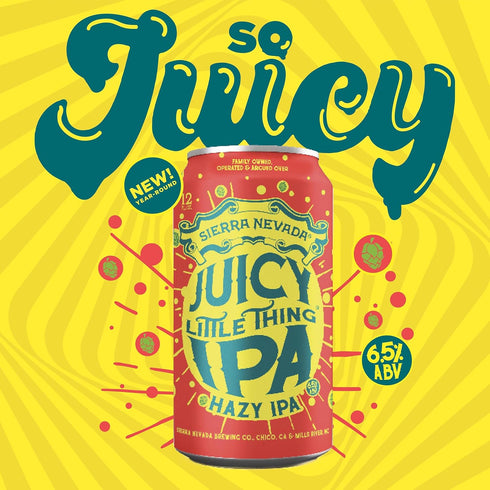 SIERRA NEVADA 6pk, 12 Oz , IPA Hazy Juicy Little Thing, Fl Cans