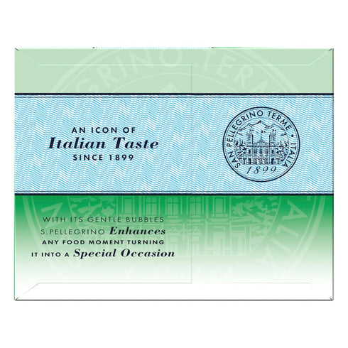 11.15 Oz (pack 8) S.Pellegrino Sparkling Natural Mineral Water, Fl