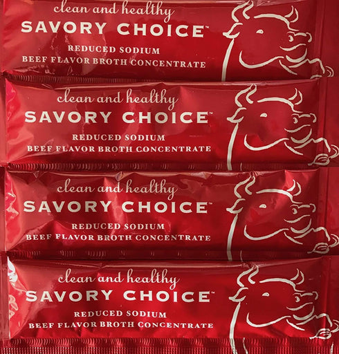 Savory Choice Liquid Beef Broth Concentrate 5.1 Ounce Box (Pack of 2)