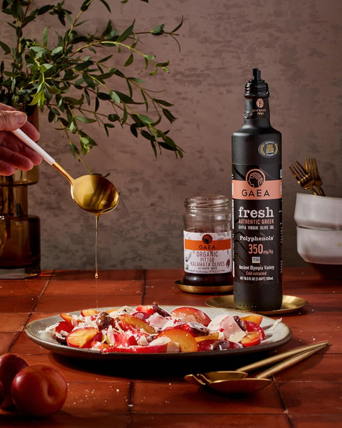 16.9 oz (500ml) (350mg/kg) GAEA FRESH Authentic Greek Extra Virgin Olive Oil, fl | Cold Extracted from Ancient Olympia