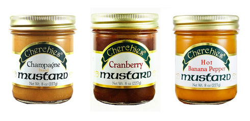 Cherchies Gourmet Mustard Collection Gift Set