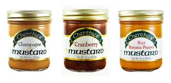 Cherchies Gourmet Mustard Collection Gift Set