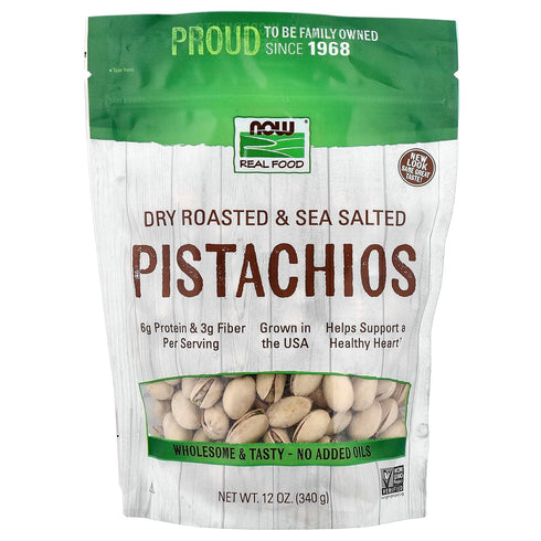 NOW Foods Salted Pistachios-12 oz
