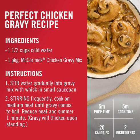 0.87 oz McCormick Chicken Gravy Mix