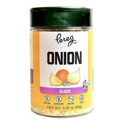 Sliced Onion Dried Spices - 3.5 oz - Thin & Crispy -