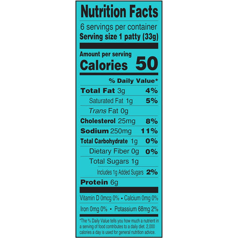 Applegate 7 OZ Farms Breakfast Turkey Sausage Patties