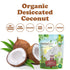 6 Food to Live Organic Fine Shredded Coconut, Ounces Non-GMO, Raw, Unsweetened, Unsulfured, Desiccated, Shaved Meat.