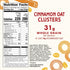 15 oz Cascadian Farm Organic Cinnamon Oat Clusters Cereal, Made with Whole Grain, Non-GMO
