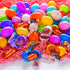 24 Pack Fun Express Candy Filled Easter Eggs Bulk - Pre-Filled Plastic Easter Eggs with Chocolate Candy Inside | Pastel