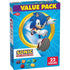 Sonic The Hedgehog Fruit Flavored Snacks, Treat Pouches, Gluten Free Snack, Value