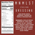 MNMLST 8.5 oz(Pack 3) Italian Dressing, Gluten Free Zesty Salad Dressing w/Organic Apple Cider Vinegar & More, Italian