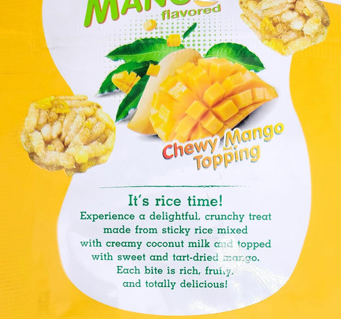 Generic 3.17 Oz. (Pack 2) Chao Sua Thai Sticky Rice Chips Mango Flavored