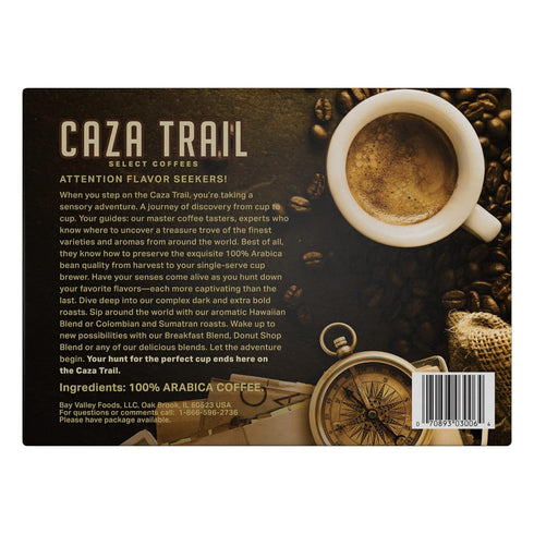 (Pack 100) (Packaging Caza Trail Coffee Pods, Dark Roast, Single Serve of May Vary)