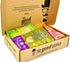 Package: Pack, Package Healthy VEGAN Snacks Care Non-GMO, Vegan Jerky, Protein Bars, Cookies, Fruit & Nuts, Healthy