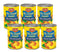 DEL MONTE No Sugar Added Yellow Cling Sliced Peaches, Canned Fruit, 6-Pack,