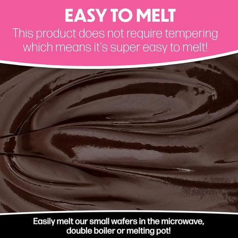 5 Sweet Shoppe Dark Raspberry Truffle Flavored Melting Wafers, pounds