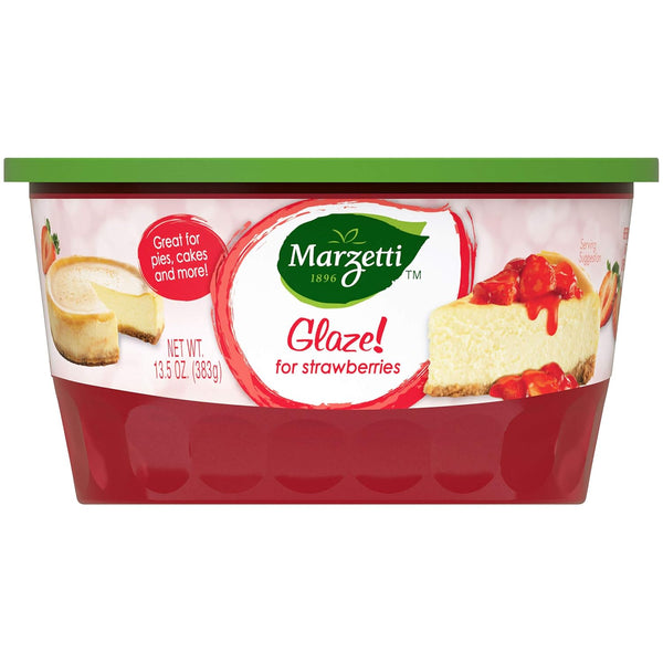 Marzetti Fruit Glaze, Strawberries, 13.5oz (qty. 4)