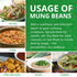 4 LB Jiva Organics Organic Mung Beans Whole LARGE Bag - Green Moong Bean