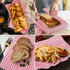 GeeRic 7.87 11.8 Inch 100 Mother's Day Waxed Deli Paper Sheets for Food Wrapping, * Pcs Food Basket Liners