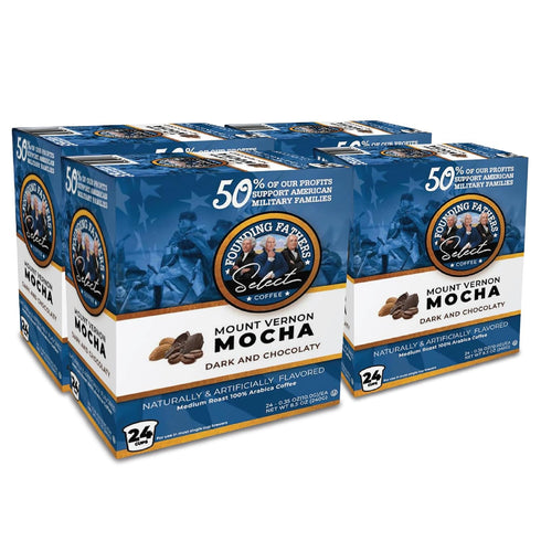Founding Fathers Coffee Single Serve Pods for Keurig 2.0 K-Cup Brewers, Mount