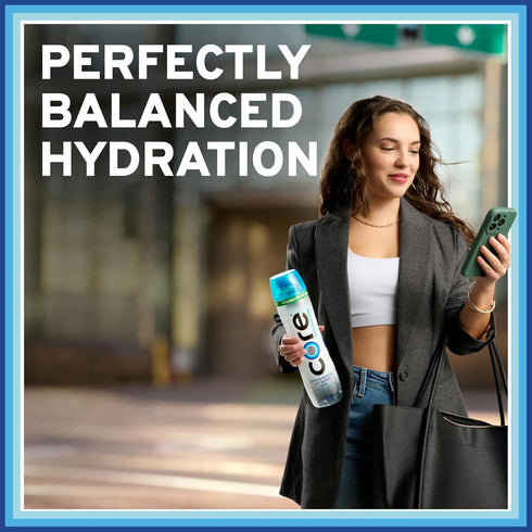 23.9 oz (Pack 24) Core Hydration Perfectly Balanced Water, fl Sport Cap bottle