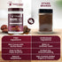 10:1 30 Mushroom Hot Chocolate Powder with Reishi Extract, Hot Cocoa Powder Caffeine-Free Mushroom Coffee Alternative