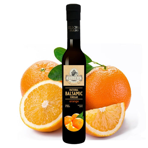 ELLORA FARMS A HEALTHY TOMORROW, TODAY Pack Pack 2 Ellora Farms, Combo Fresh Orange and Raspberry Infused Balsamic