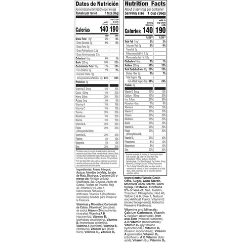 General Mills 10.5 OZ (Pack 3) Lucky Charms Gluten Free Cereal with Marshmallows, Kids Breakfast Cereal with Whole