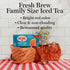 24 Pack 6 Red Rose Family Size Iced Tea Individually Wrapped Tea Bags of Full Flavored Refreshing Brewed Hot Served