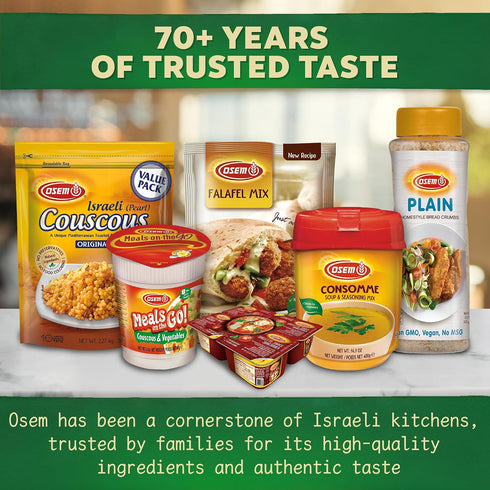 4-Pack: 10 Pack 4.4lbs Osem Gourmet Orzo Pasta Premium Kosher Certified Pasta - Great Taste, Wholesome & Ready