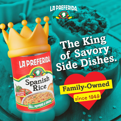 15 oz. (Pack 3) La Preferida Canned Spanish Rice (Bold Flavor from Bell Pepper, Onion & Tomato) No Artificial Colors