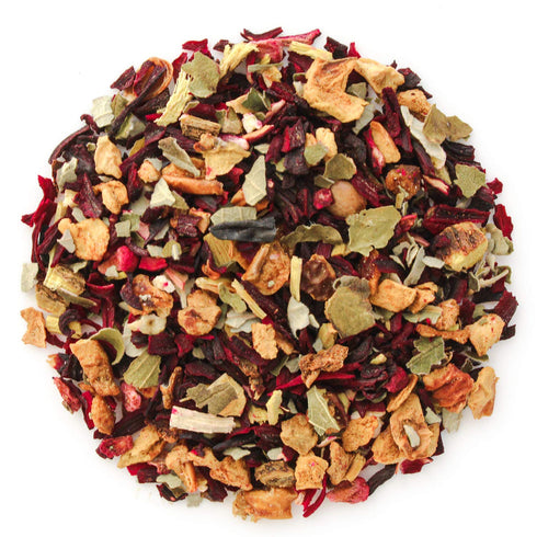 Mlange 3.88 oz/110 35-50 Teabloom Organic Herbal Tea, Wildberry Loose Leaf Tea, Berry Flavor Herbal Tea, USDA Organic
