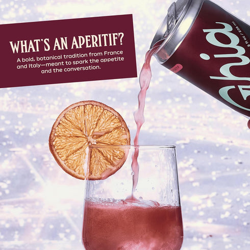 8-Pack Ghia Non-Alcoholic Le Spritz | Lime + Salt & Ghia Soda Combo | Canned Mocktail & Cocktail Mixer, Zero Proof