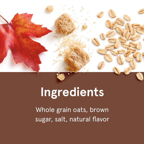 Packs, 1.51 Oz (Pack 8) Quaker Instant Oatmeal, Gluten Free, Maple & Brown Sugar, Heart Healthy Oatmeal, Individual
