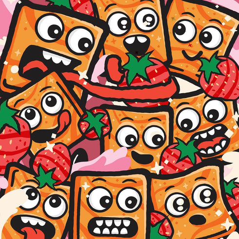 18.8 oz Cinnamon Toast Crunch Breakfast Cereal, Crispy Strawberry Cereal, Family Size